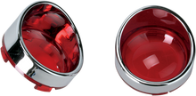 DRAG SPECIALTIES Visor-Style Bezel/Lenses - Red L22-6828R