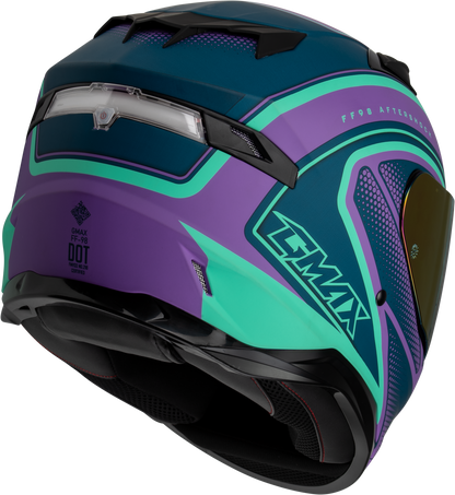 Ff 98 Aftershock Helmet Matte Purple/Blue Sm