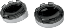 DRAG SPECIALTIES Visor-Style Bezel/Lenses - Smoke/Mirror L22-6828MC