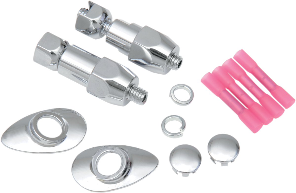 DRAG SPECIALTIES Turn Signal Relocation Kit - Rear - '03-'10 Softail L32-03A2