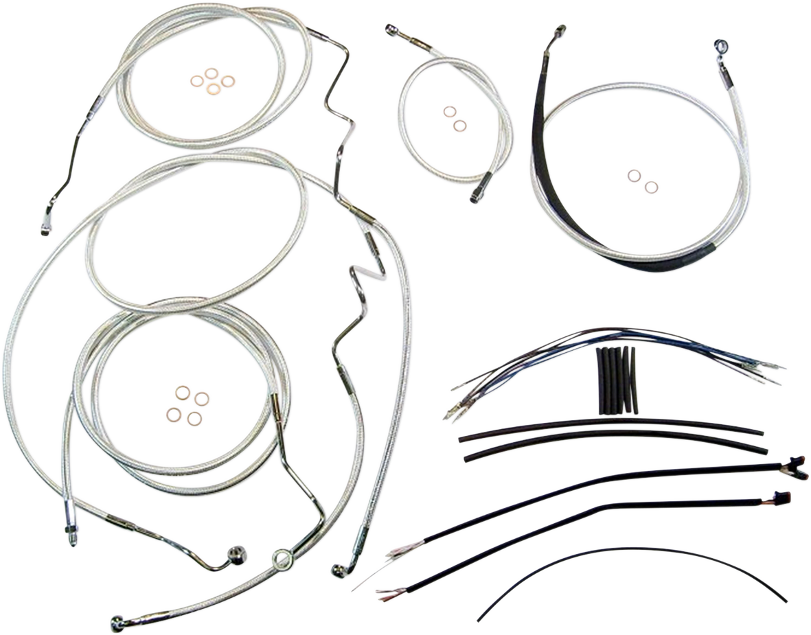 MAGNUM SHIELDING Sterling Chromite II® Designer Handlebar Installation Kit - 18"-20" - '17-'20 FLTR 387873