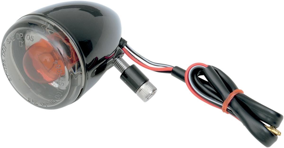 DRAG SPECIALTIES Turn Signal - 1157 - Front - Gloss Black L12-0232BFDC/M