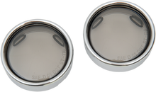 DRAG SPECIALTIES Lens w/Trim Ring - Smoke 12-0226-LM