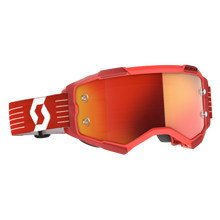 Fury Goggle Bright Red Orange Chrome Works Lens