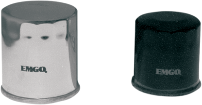 EMGO Micro-Tech Oil Filter - Chrome 10-55672