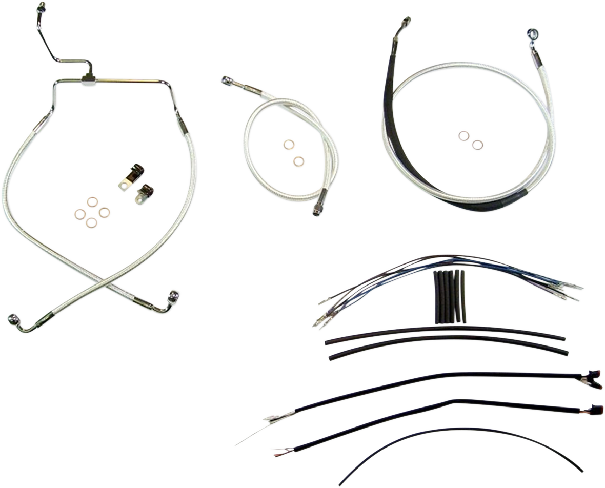 MAGNUM SHIELDING Sterling Chromite II® Designer Handlebar Installation Kit - 18"-20" - '17-'19 FLHR 387913