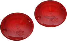 DRAG SPECIALTIES Turn Signal Lens - Red - FL 12-0203-RL2D