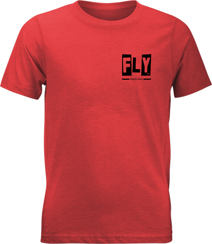 Youth Fly Punk Tee Red Ys