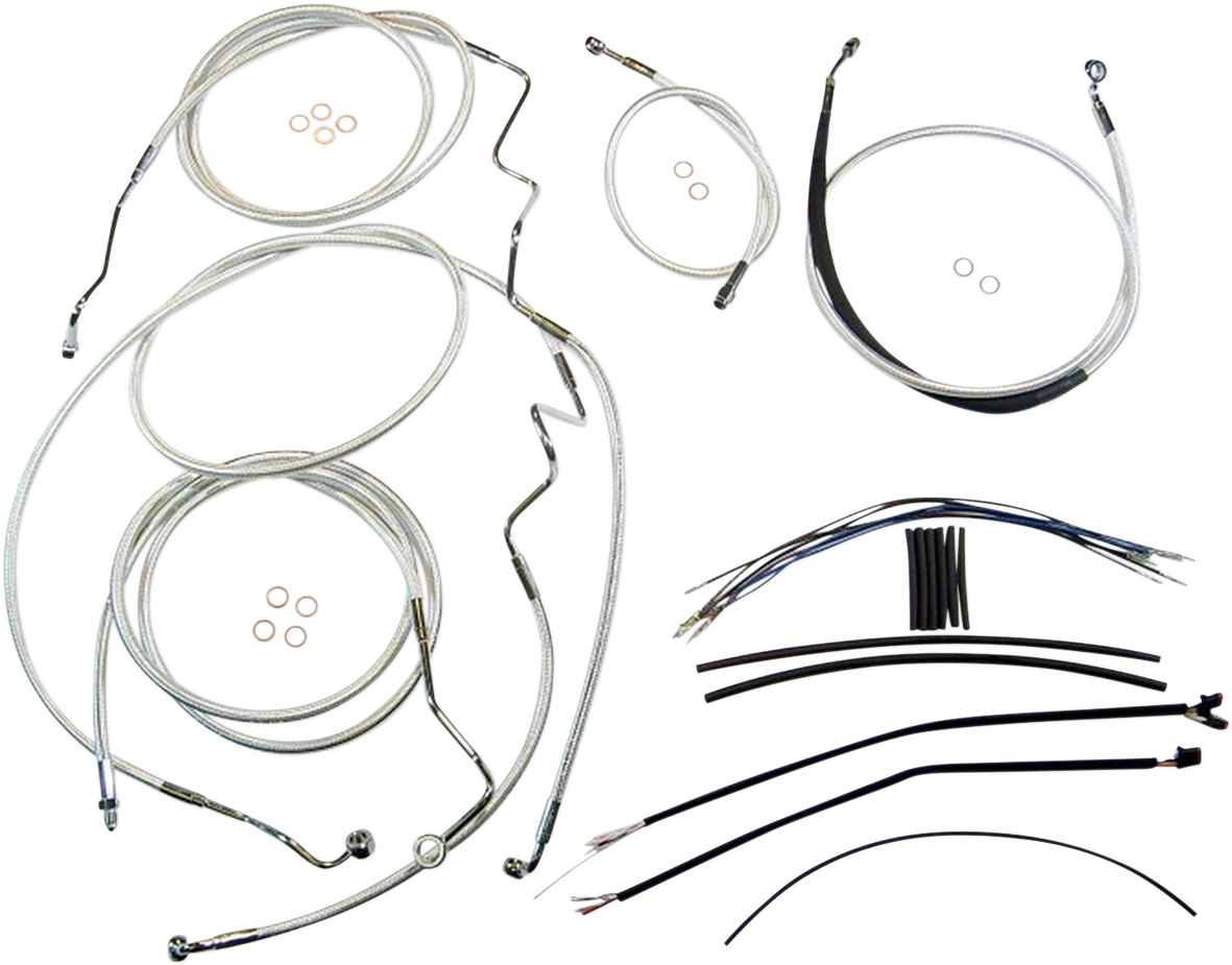 MAGNUM SHIELDING Sterling Chromite II® Designer Handlebar Installation Kit - 18"-20" - '17-'19 FLHR 387923