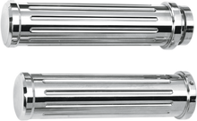 PRO-ONE PERF.MFG. Chrome Billet Grips - Ball-Milled 500560
