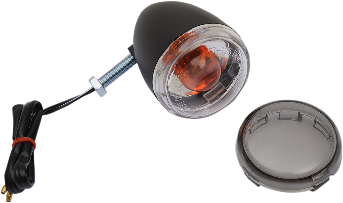 DRAG SPECIALTIES Turn Signal - 1156 - Rear - Matte Black L12-0232BR/M
