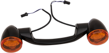 DRAG SPECIALTIES Rear Turn Signal Kit - Harley Davidson - Black L20-0380GB