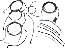MAGNUM SHIELDING Black Pearl™ Designer Handlebar Installation Kit - 12"-14" - '17-'20 FLH 487841