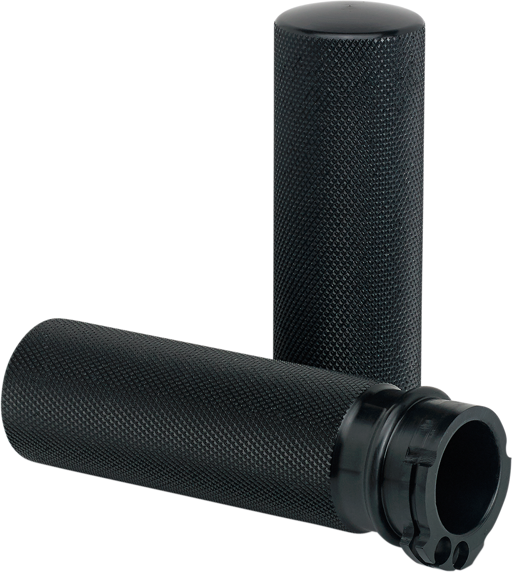 JOKER MACHINE Knurled Hand Grips - Cable - Black 03-93-1