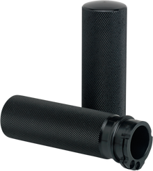 JOKER MACHINE Knurled Hand Grips - Cable - Black 03-93-1