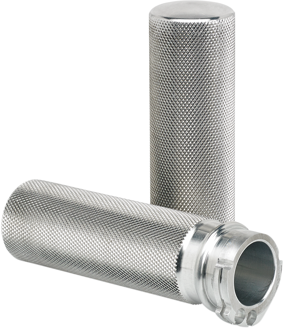 JOKER MACHINE Knurled Hand Grips - Cable - Raw 03-93-4