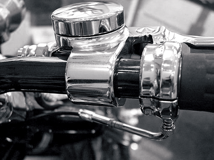 JOKER MACHINE JX Series Throttle Housing - Single Cable - Chrome 03-147