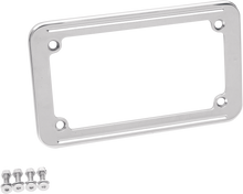 DRAG SPECIALTIES License Plate Frame - Chrome 083028