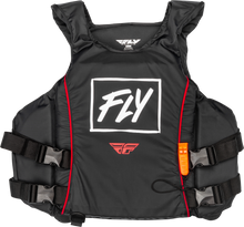 Pullover Flotation Vest Black/White/Red Xl