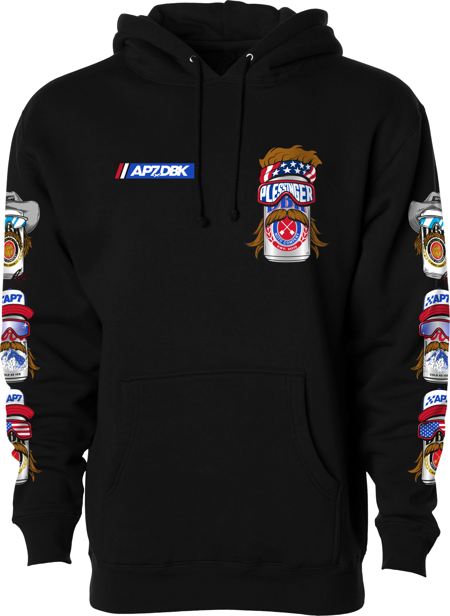 Mullet Madness Hoodie Black Md