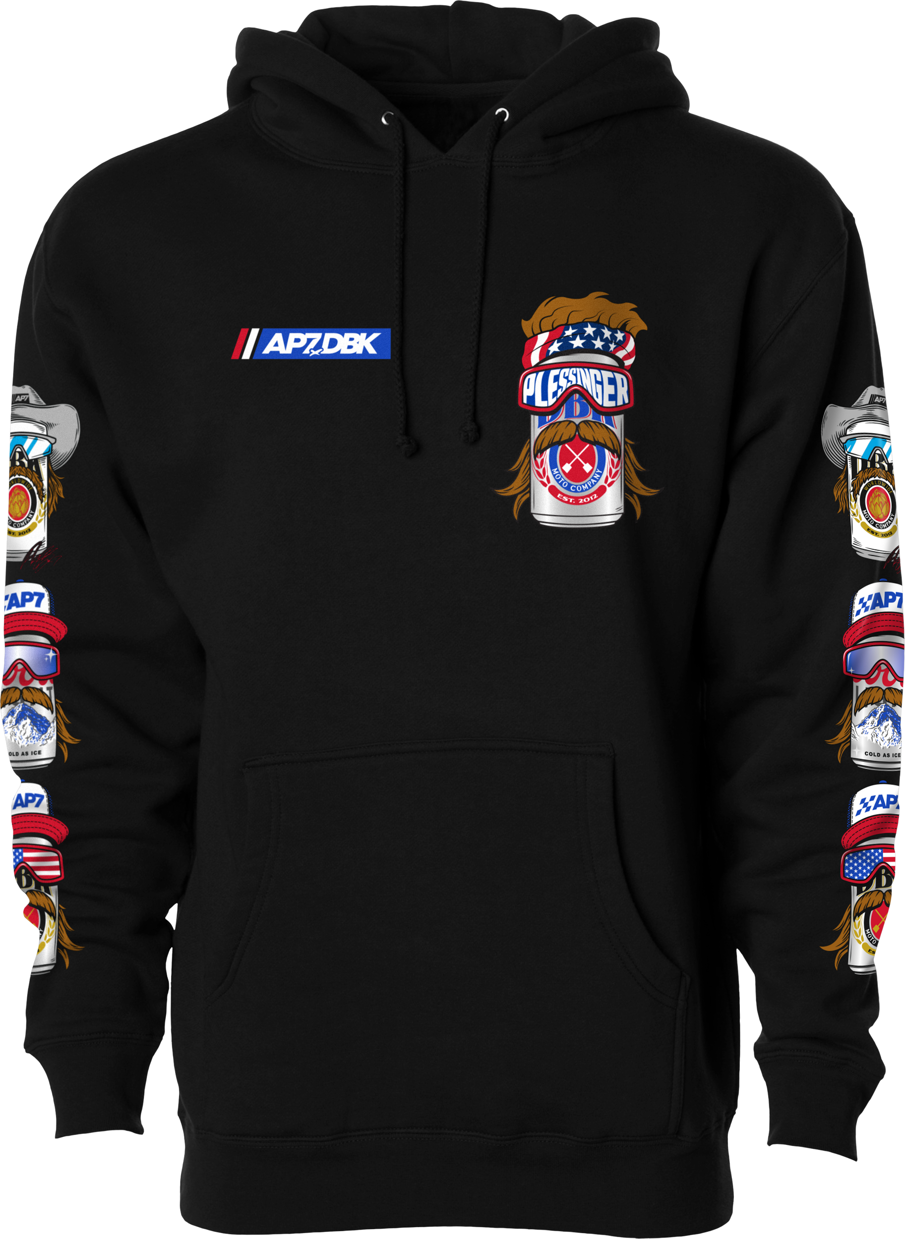 Mullet Madness Hoodie Black Md
