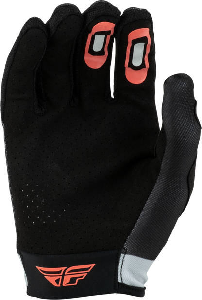 Women's Lite Flake Gloves Black/Light Grey/Coral 2x