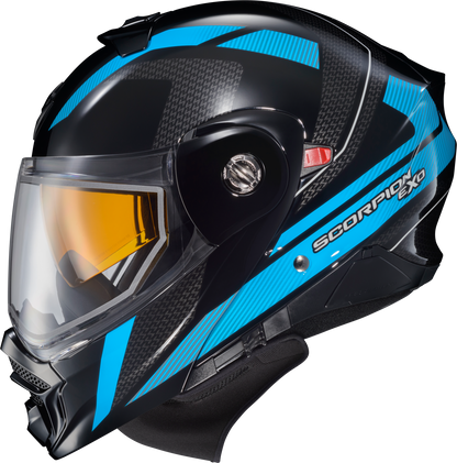 Exo At960 Cold Weather Helmet Hicks Light Blue Md (Electric)