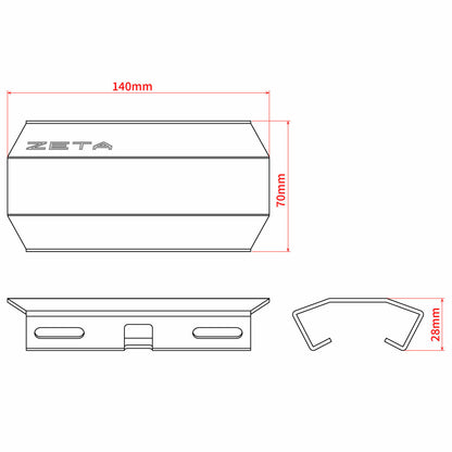 Silencer Heat Guard Silver