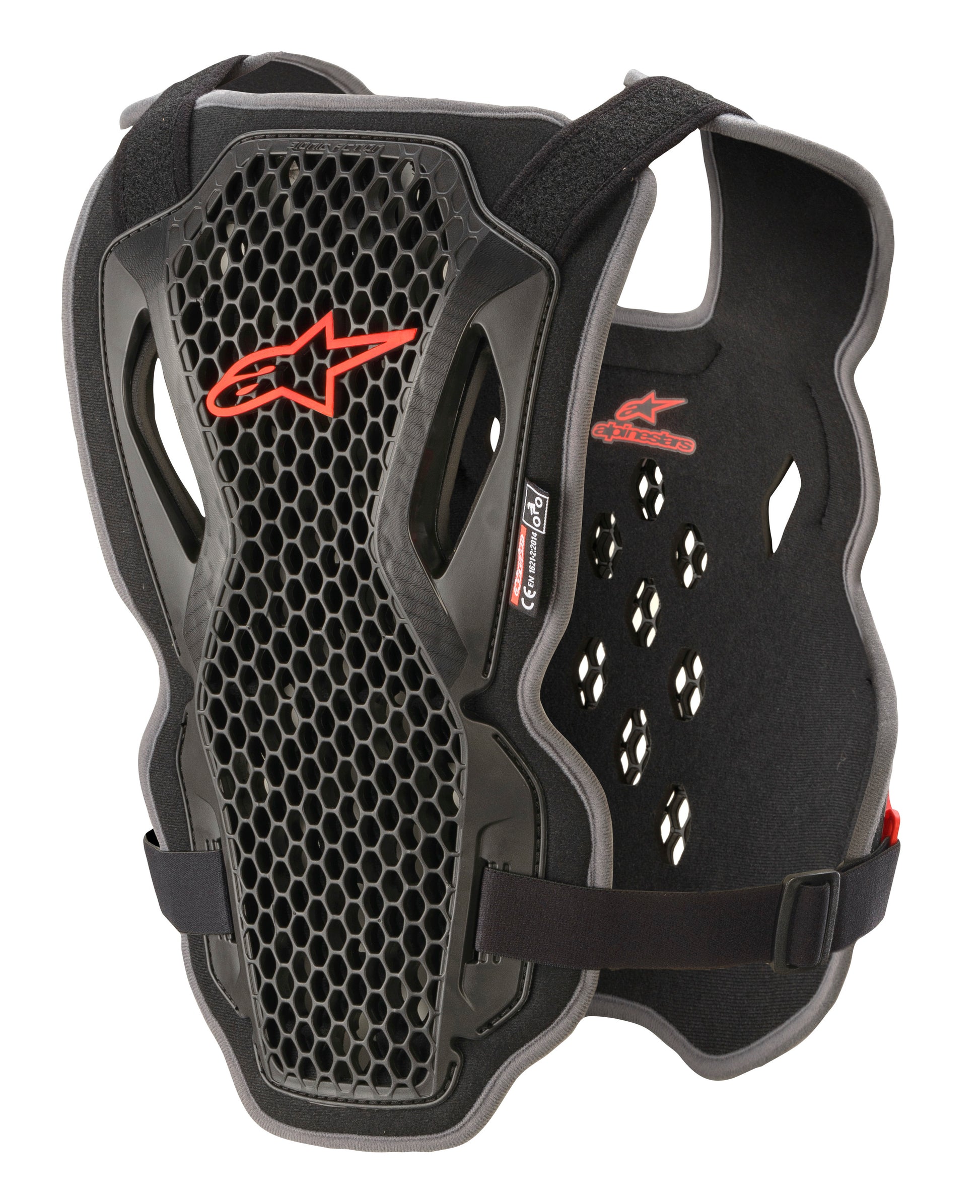 Bionic Action Chest Protector Black/Red Md/Lg