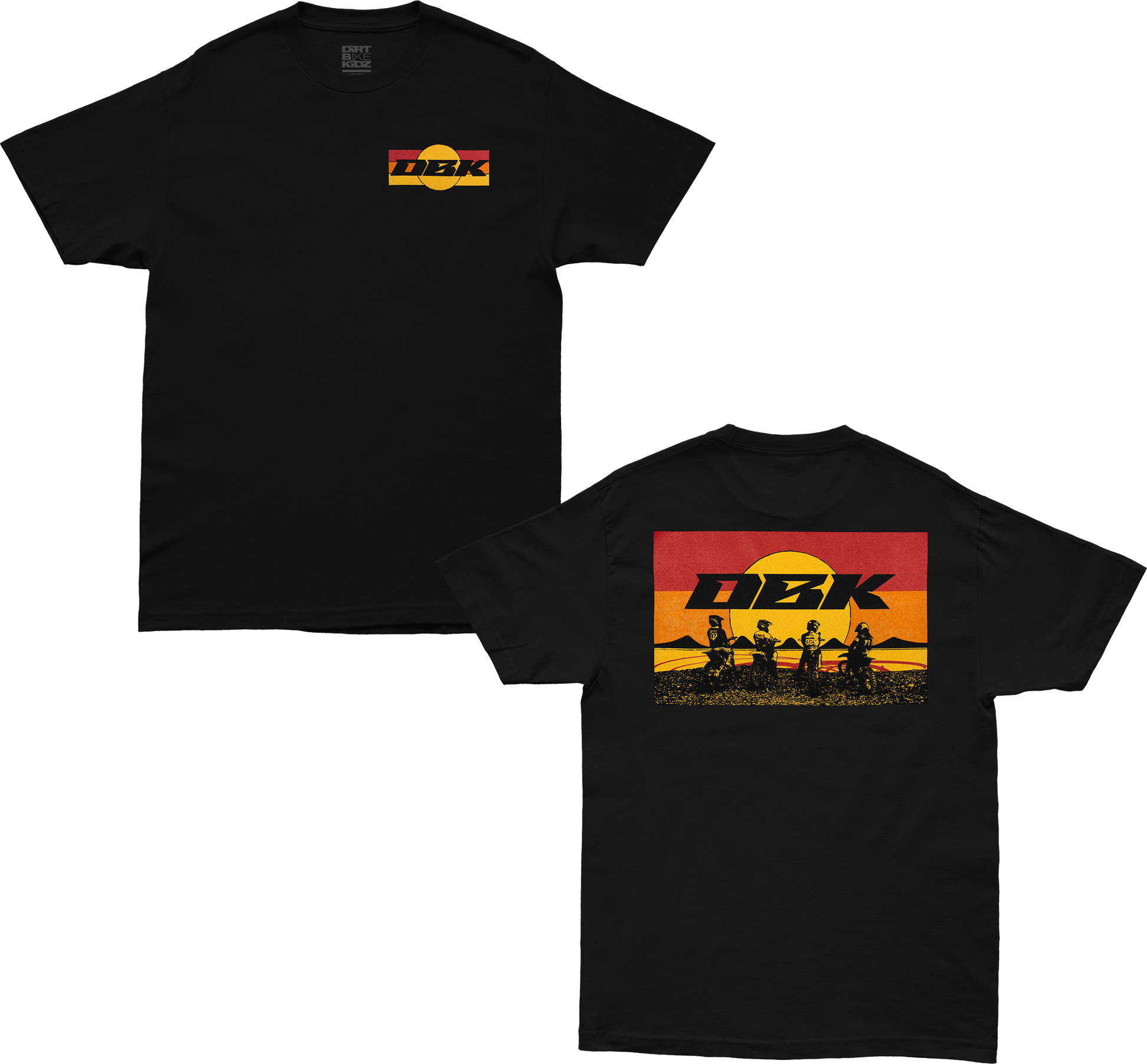 Sunday Stripe Tee Black 2x