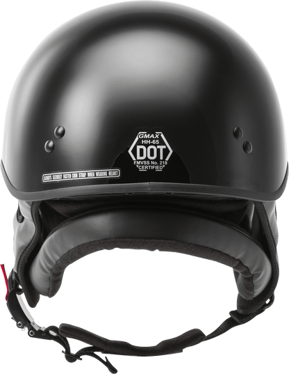 Hh 65 Half Helmet Naked Black Md