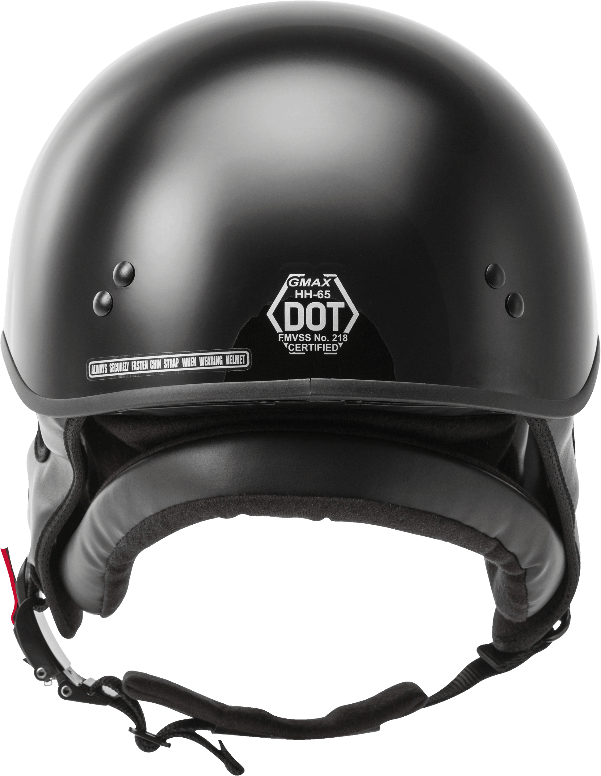 Hh 65 Half Helmet Naked Black Xl
