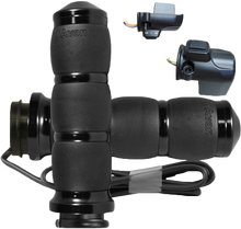 Velvet Air Heated Black Twist Grip
