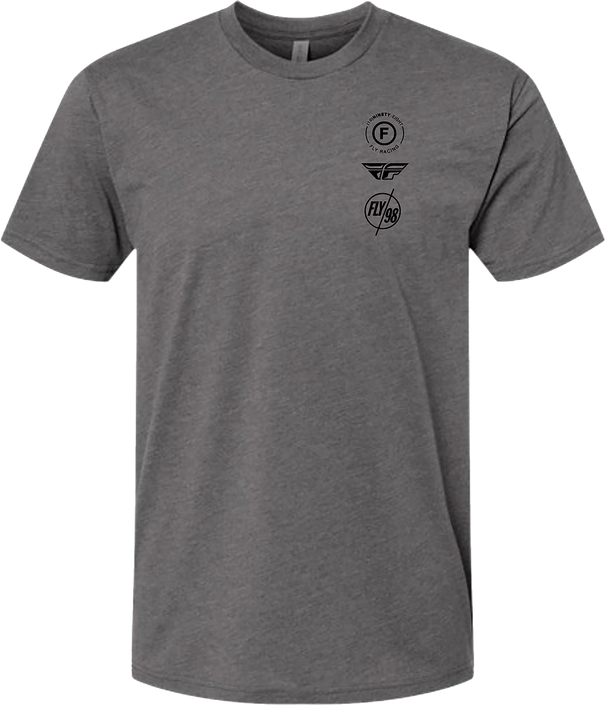 Fly Atom Tee Gunmetal Heather Xl