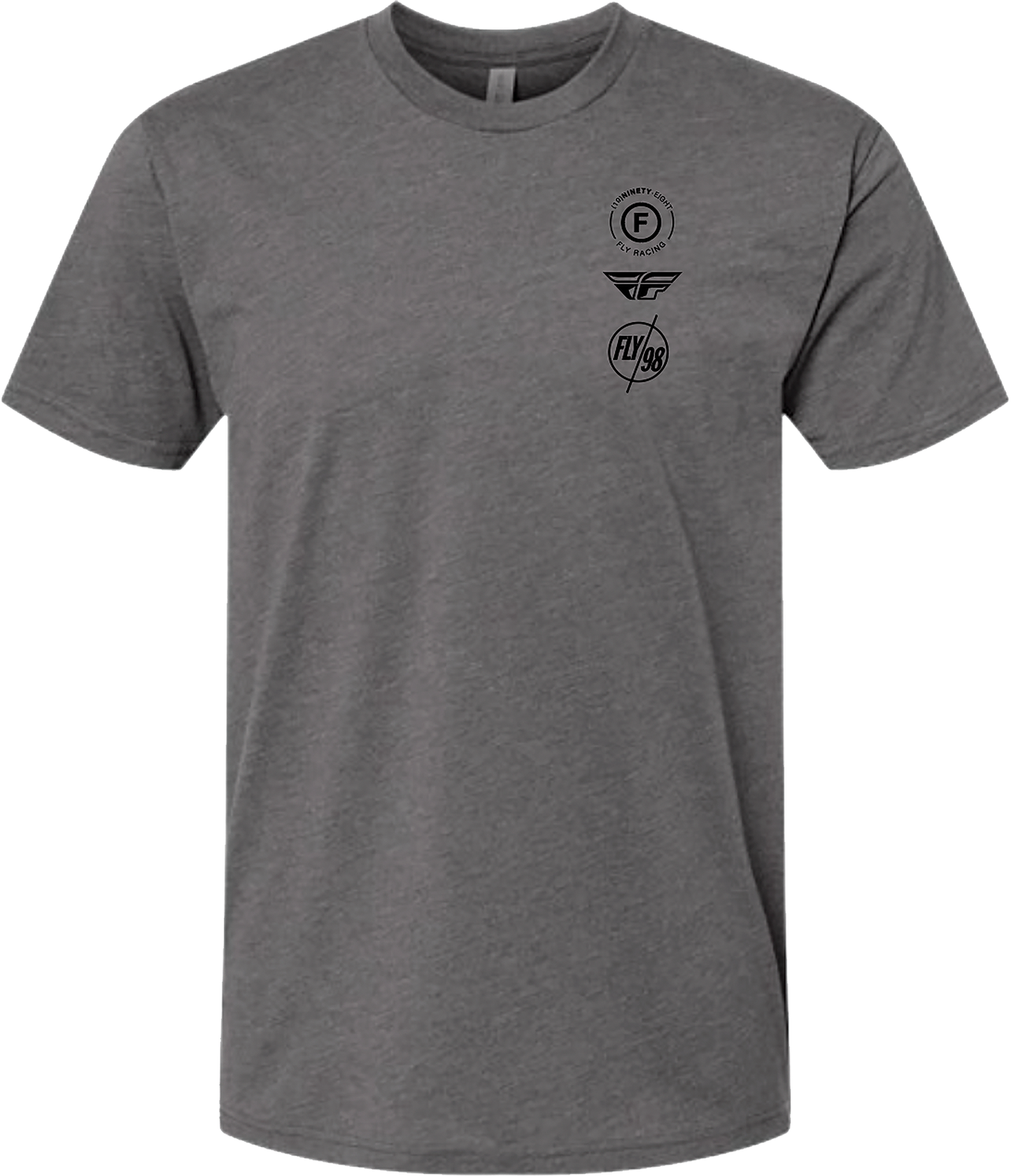 Fly Atom Tee Gunmetal Heather 2x