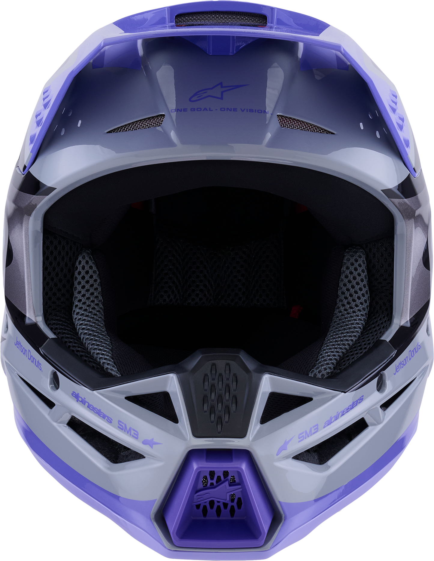 Jettson Sm3 Helmet Gry/Purp/Blk Glossy 2x