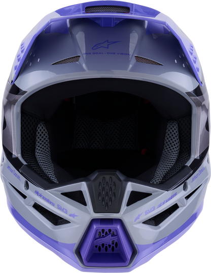 Jettson Sm3 Youth Helmet Gry/Purp/Blk Glossy Ym