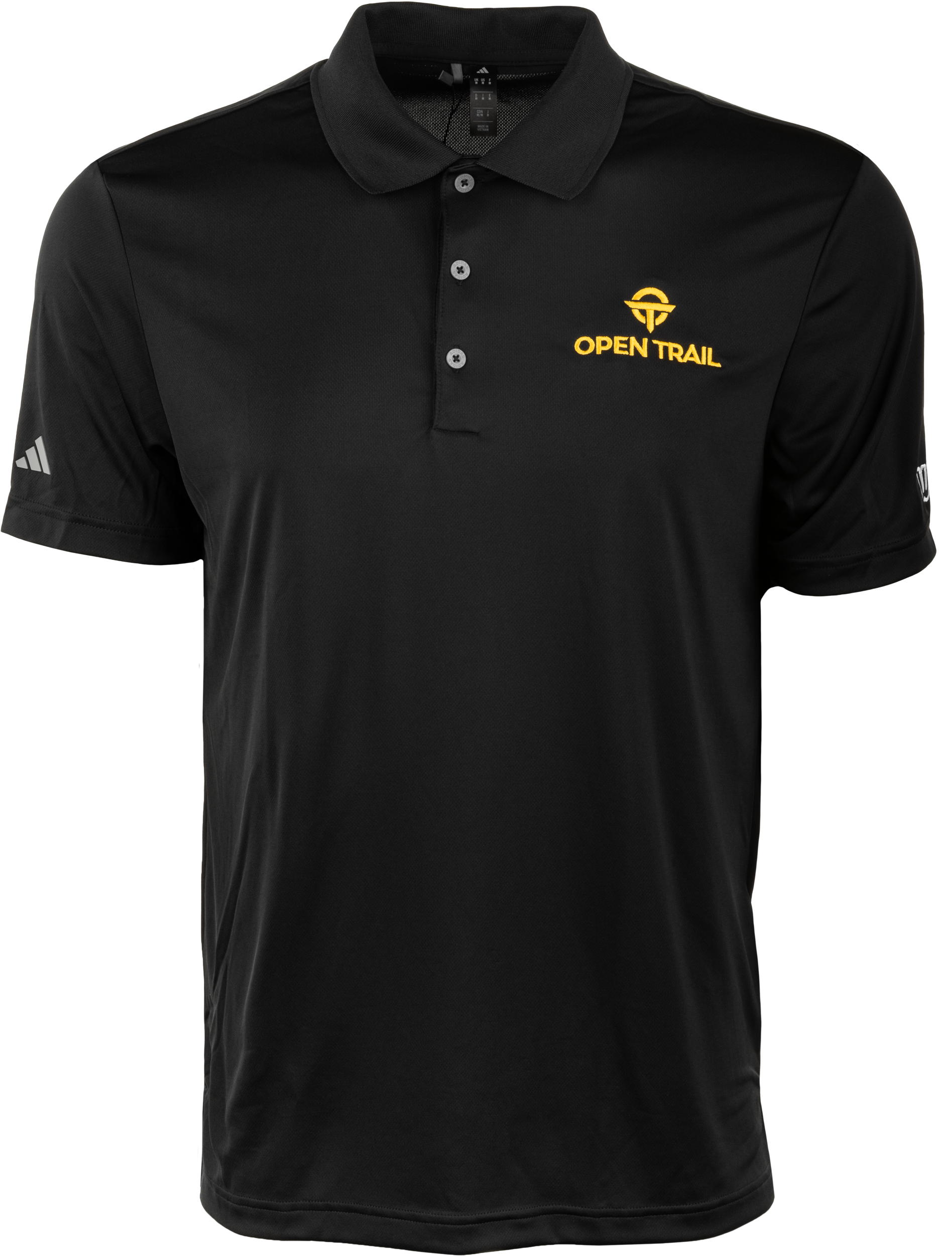 Open Trail Polo Black/Yellow Sm