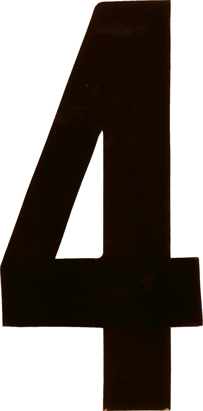 #4 7" Black Extreme Digits 3/Pk