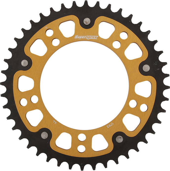 Rear Stealth Sprocket Alu/Stl 44t 520 Gld Hay/Suz/Tri