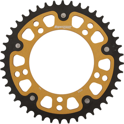 Rear Stealth Sprocket Alu/Stl 44t 520 Gld Hay/Suz/Tri