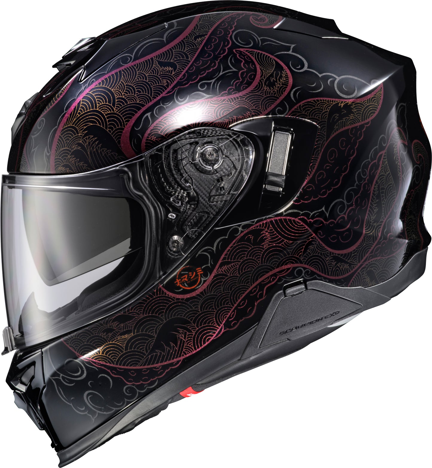 Exo T520 Helmet Nama Shimi Black/Chameleon Lg