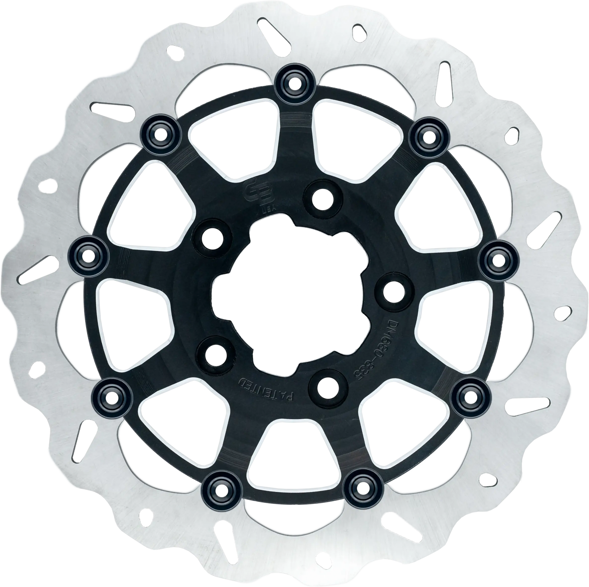 Rotor 13" Floating Wave Radial Fr Black