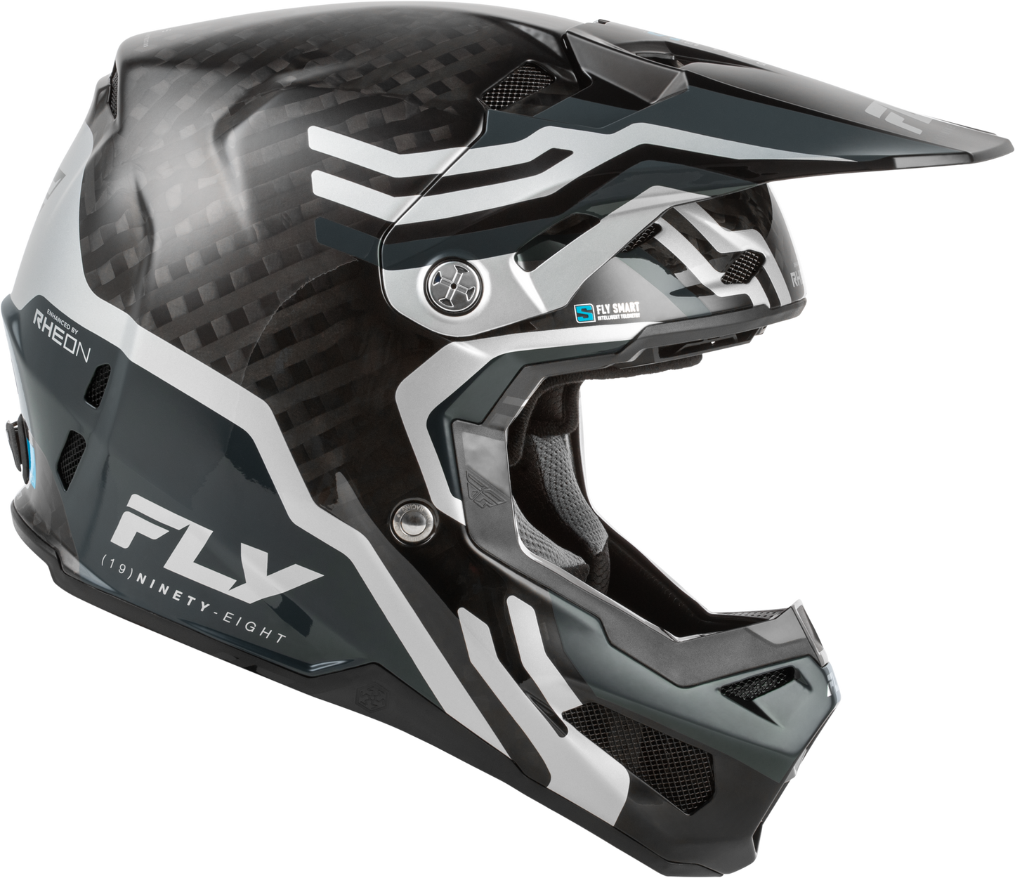 Formula S Carbon Byte Helmet Black Carbon/Grey/Silver Lg