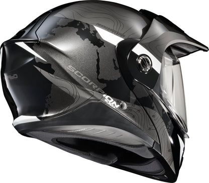 Exo At960 Modular Helmet Topographic Black/White Lg