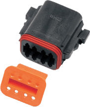 8 Wire Black Deutsch Plug & Wdglck Hd# 72118 94bk