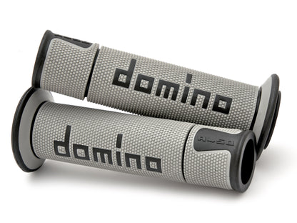 A450 Road Racing Grips Grey/Black Pair