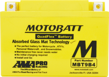 Battery Mbt9b4 Sealed Factory Activated