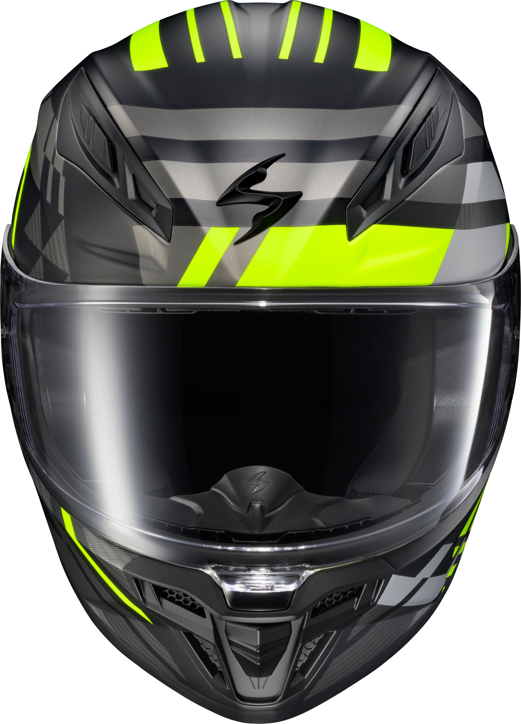 Exo R430 Full Face Helmet Paradox Hi Viz Lg