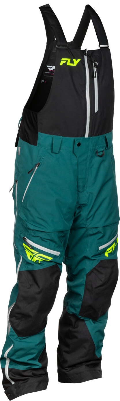 Incline Bib Teal/Black Sm
